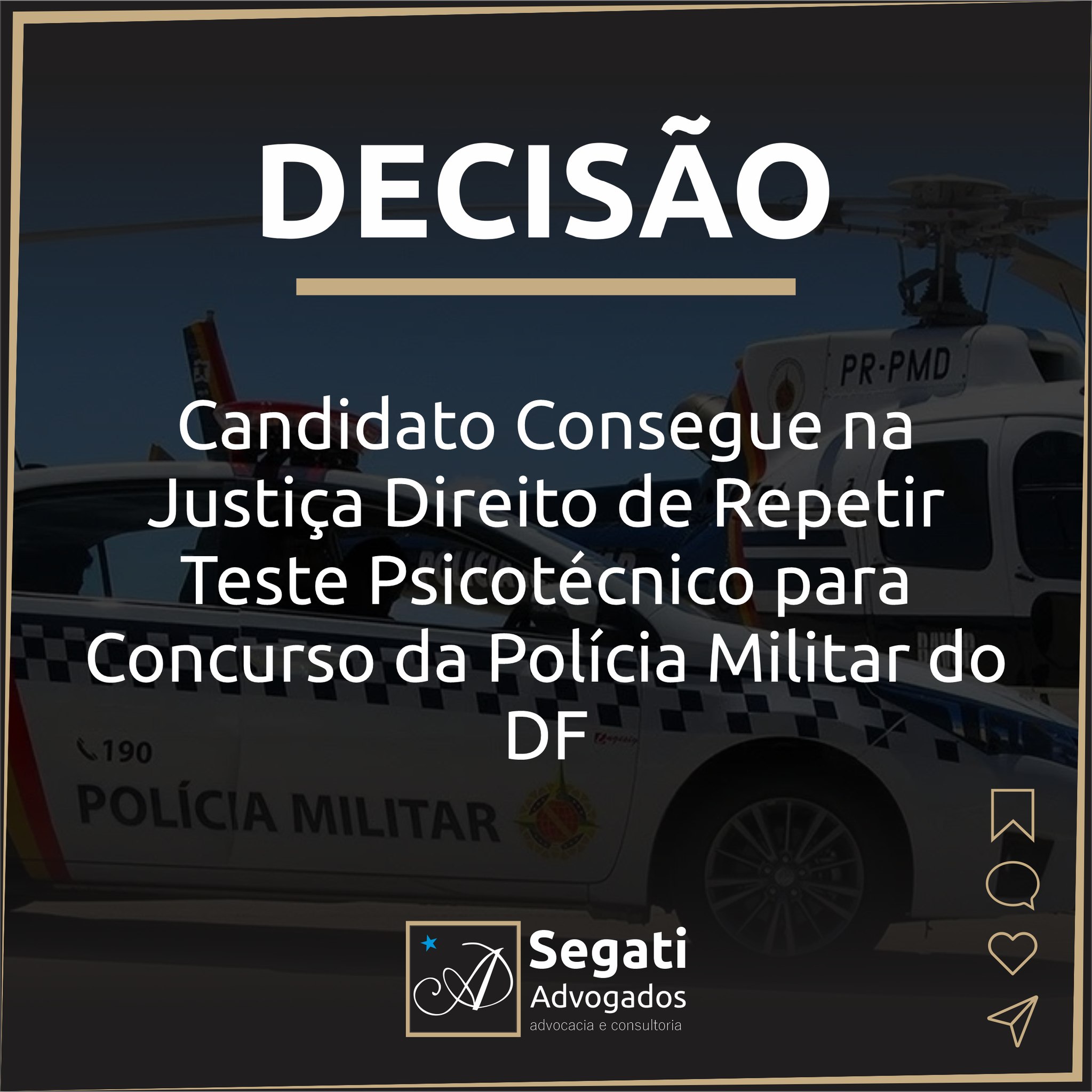 Candidato Consegue na Justiça Direito de Repetir Teste Psicotécnico para Concurso da Polícia Militar do DF