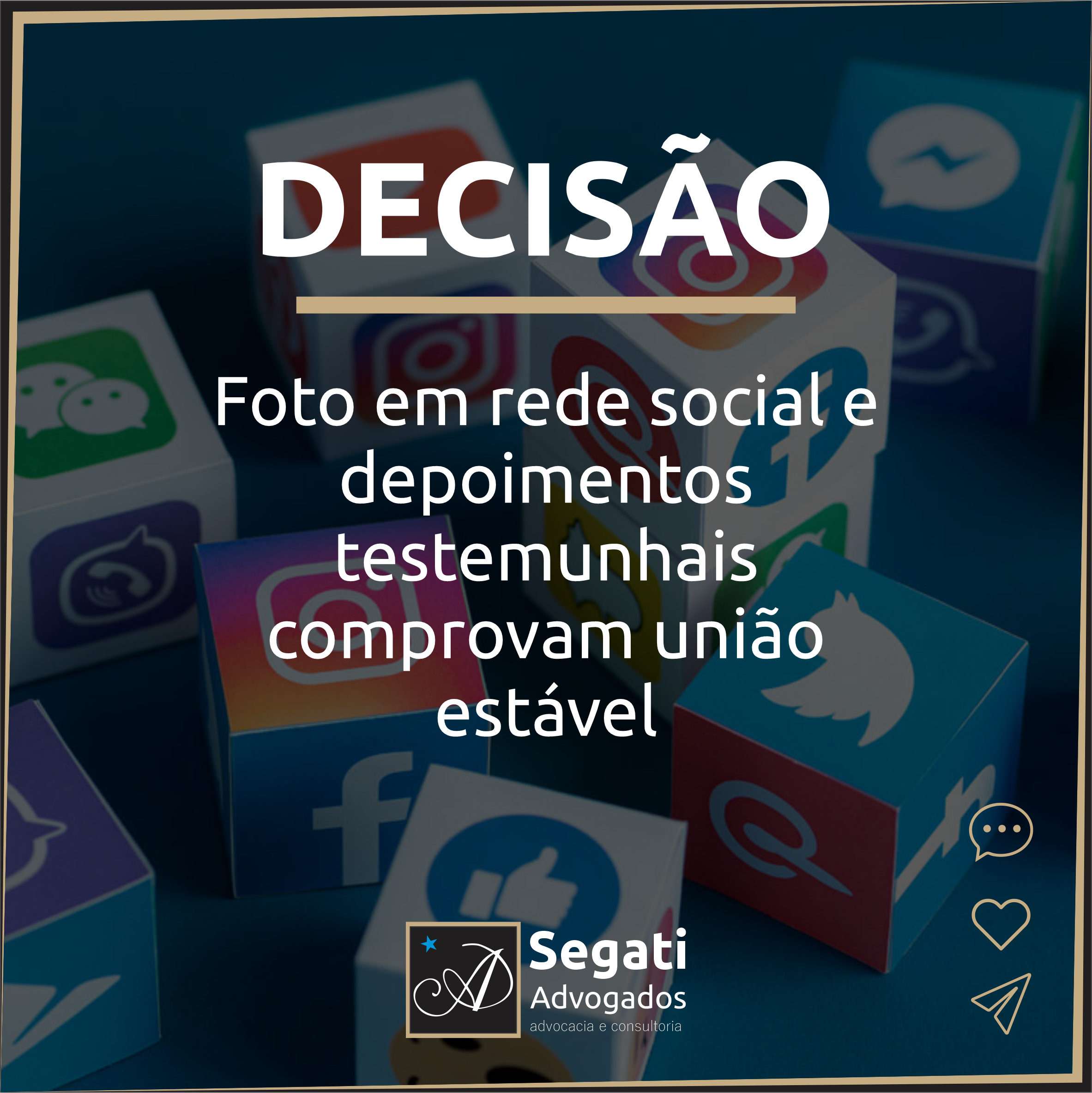 Foto em rede social e depoimentos testemunhais comprovam união estável
