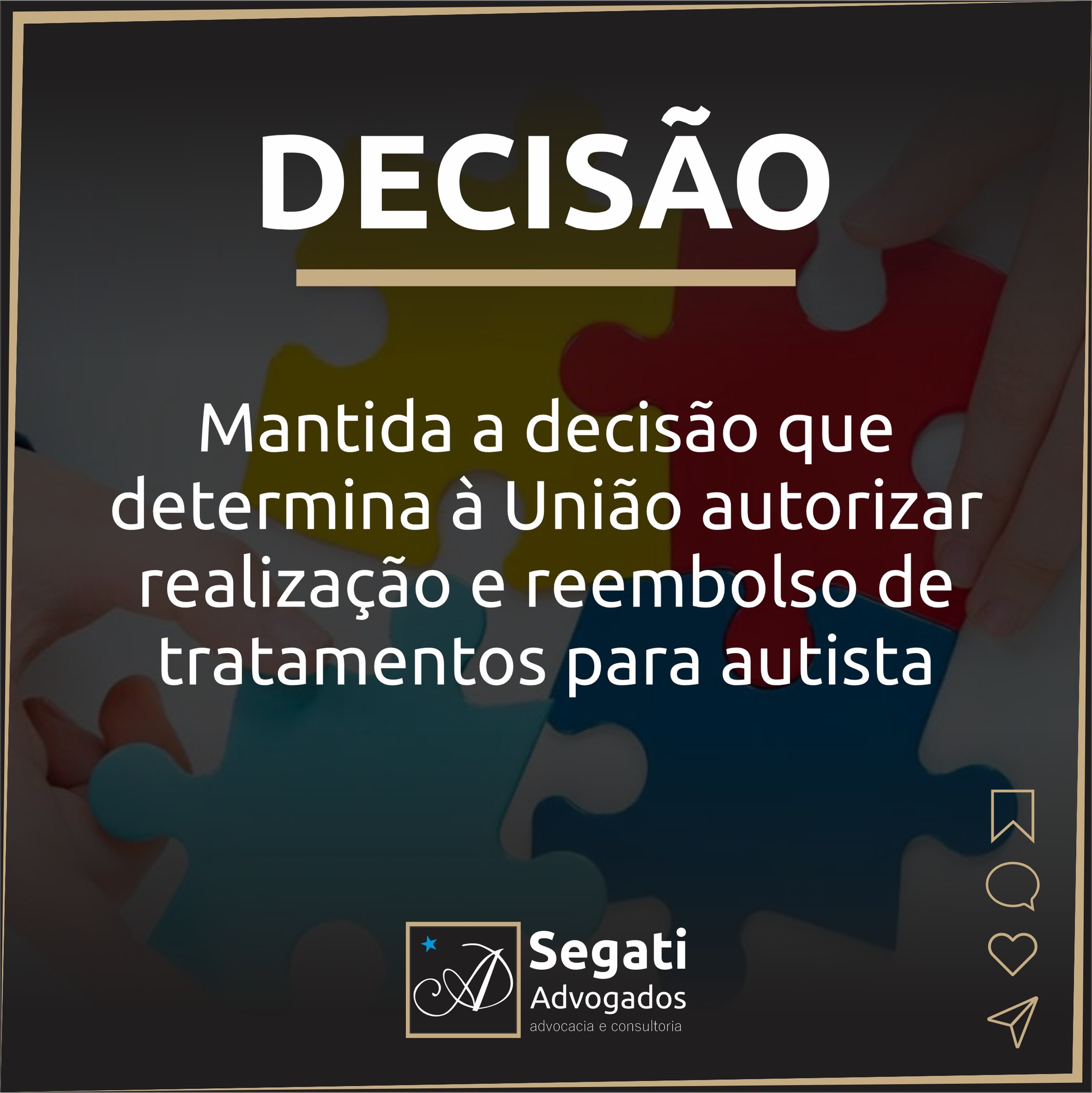 Mantida a decisão que determina à União autorizar realização e reembolso de tratamentos para autista