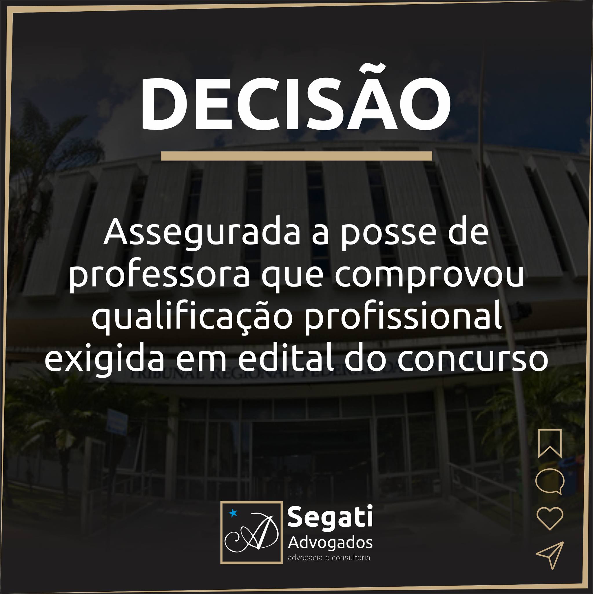 Assegurada a posse de professora que comprovou qualificação profissional exigida em edital do concurso