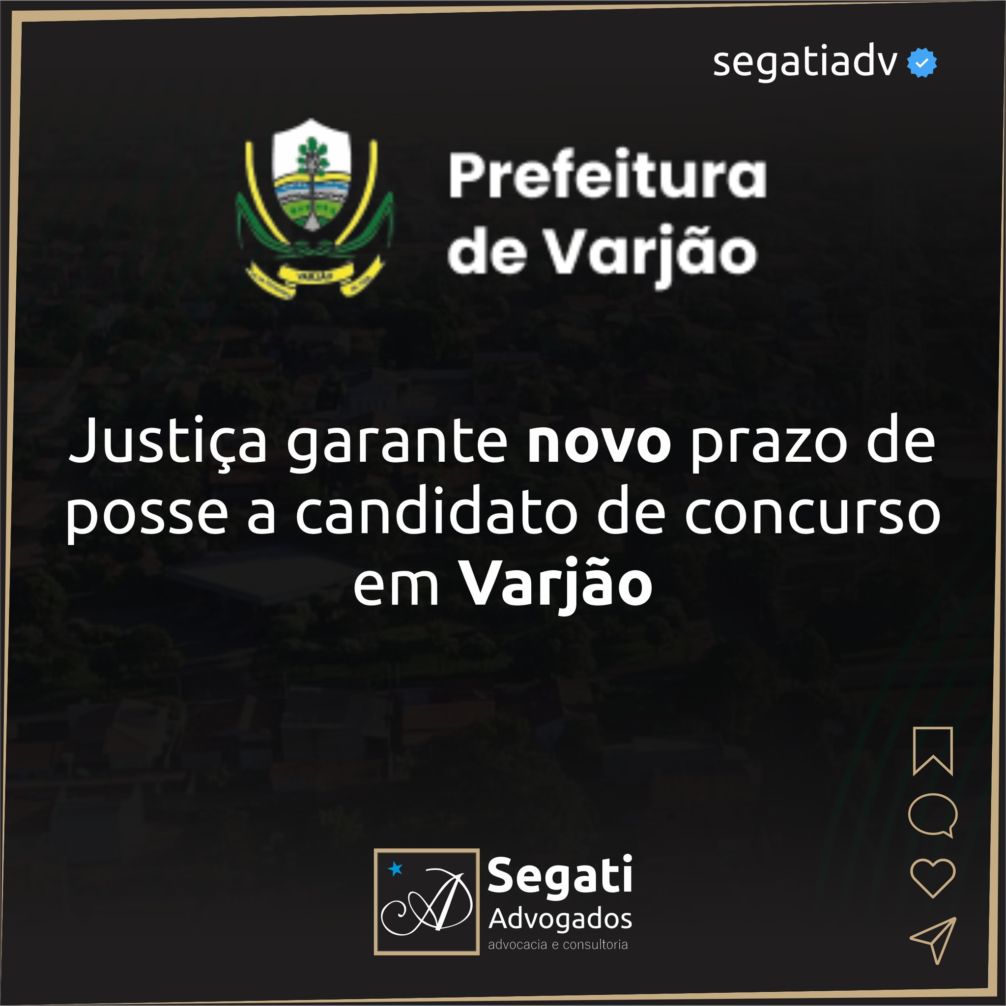 Justi&ccedil;a garante novo prazo de posse a candidato de concurso em Varj&atilde;o
