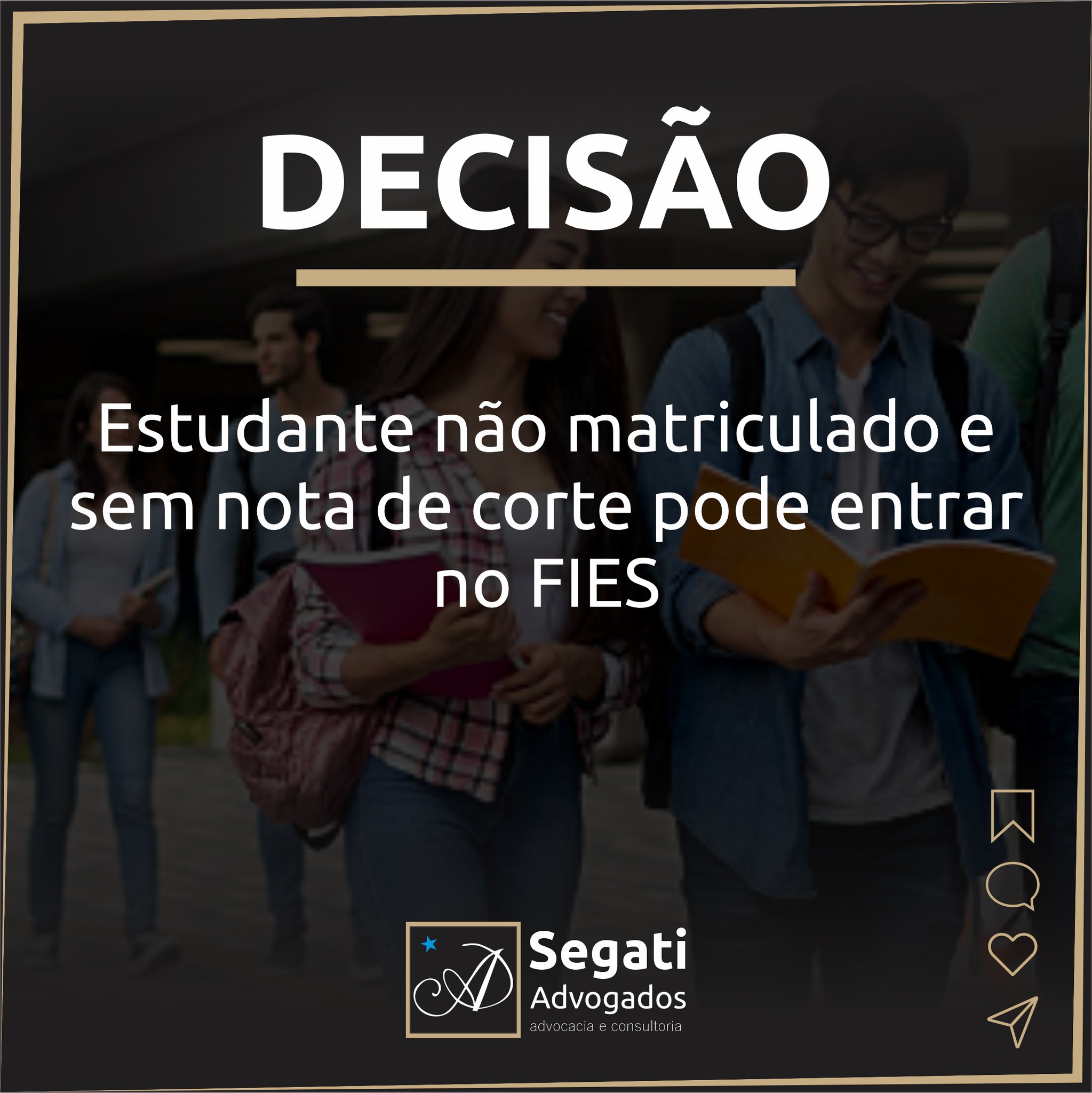 Estudante não matriculado e sem nota de corte pode entrar no FIES