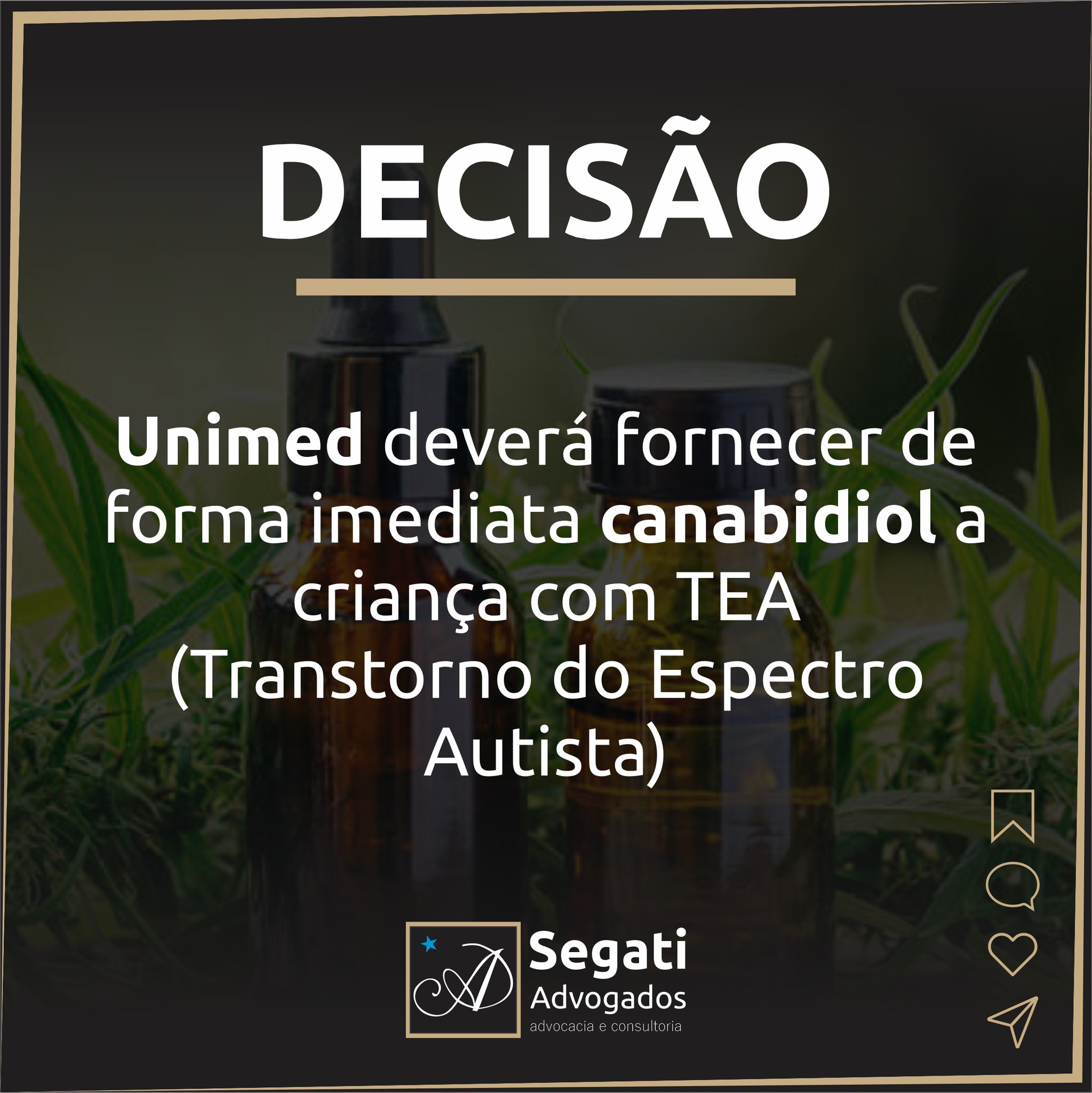 Unimed dever&aacute; fornecer de forma imediata canabidiol a crian&ccedil;a com TEA  (Transtorno do Espectro Autista)