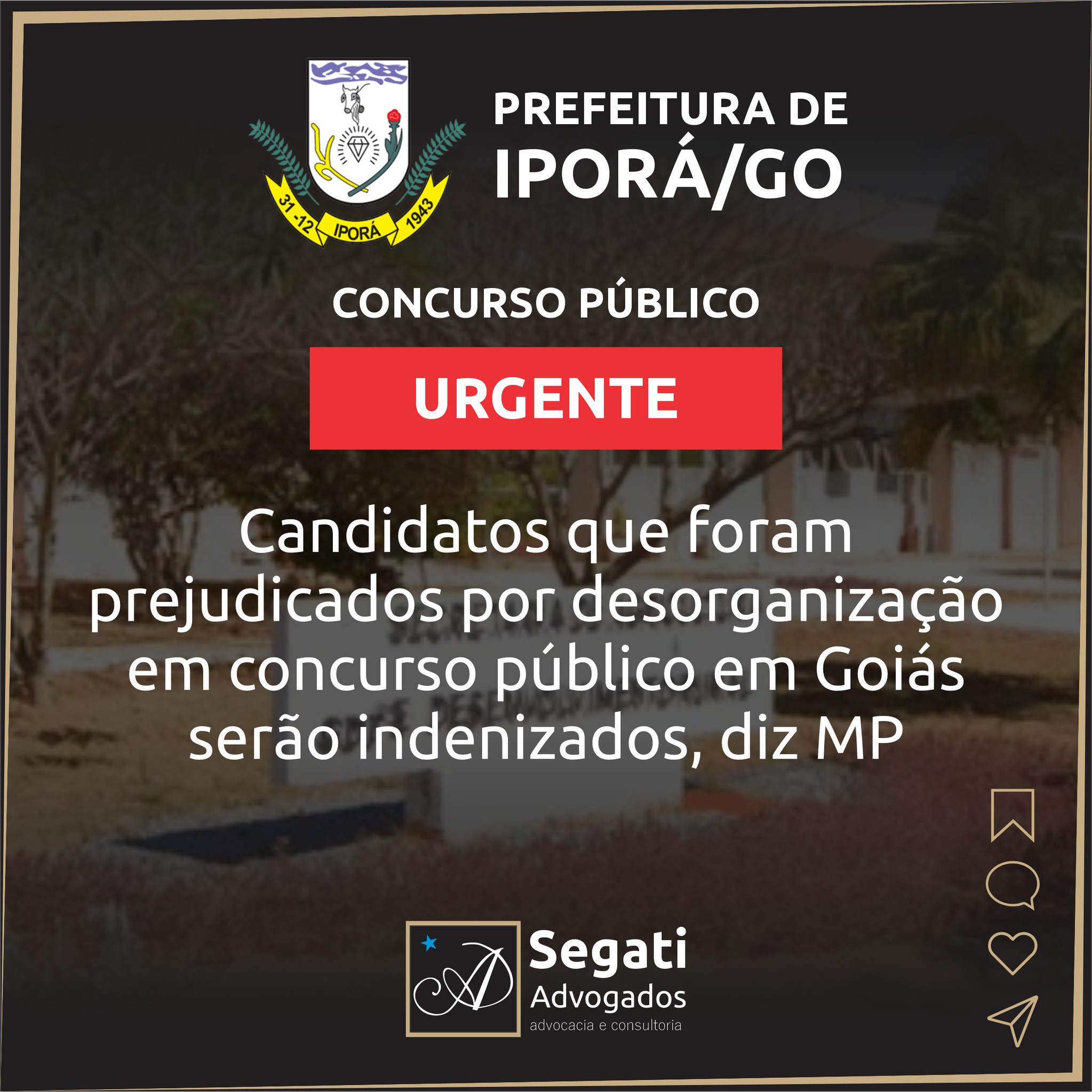 Candidatos que foram prejudicados por desorganização em concurso público em Goiás serão indenizados, diz MP