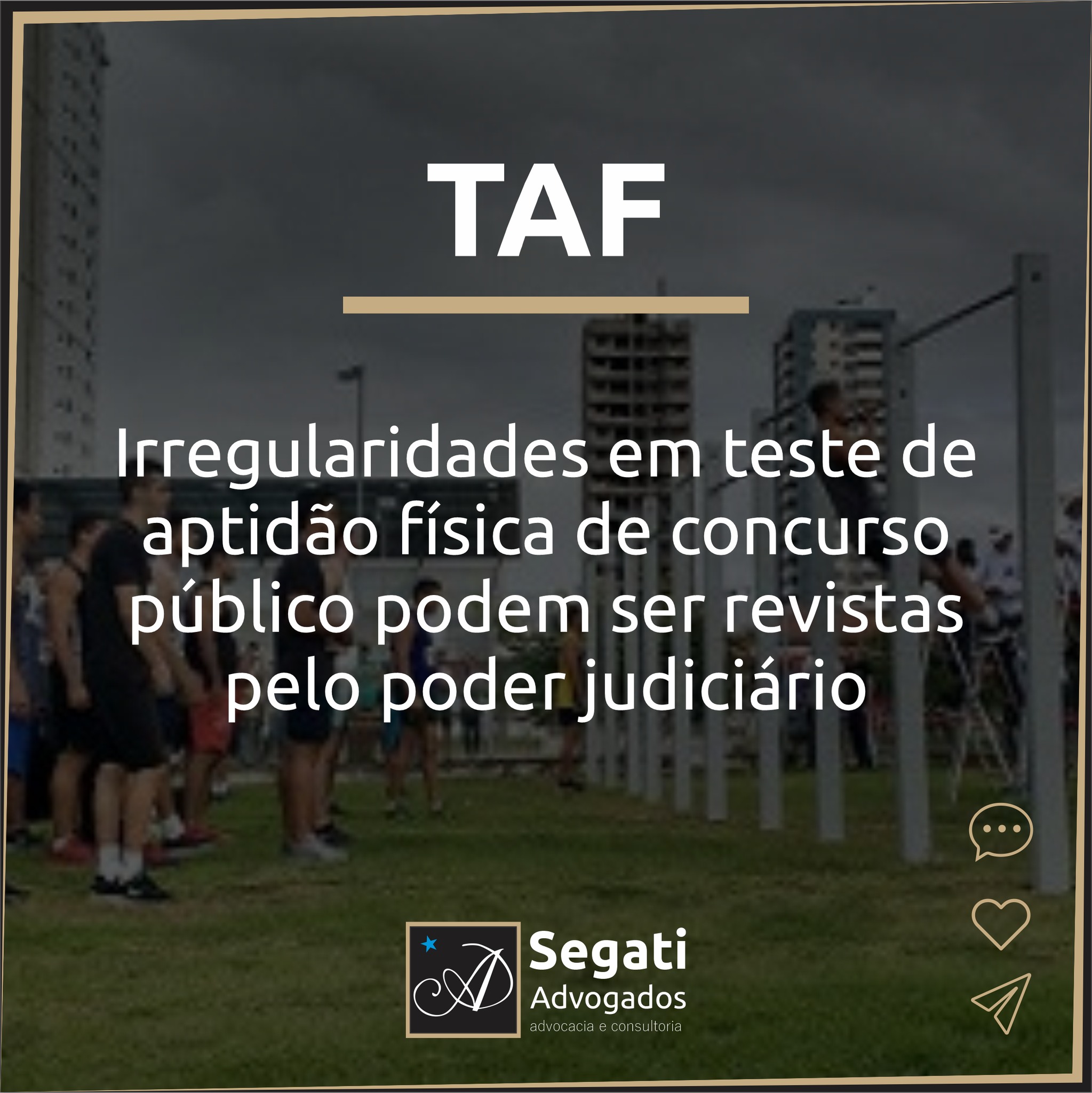 Irregularidades em teste de aptidão física de concurso público