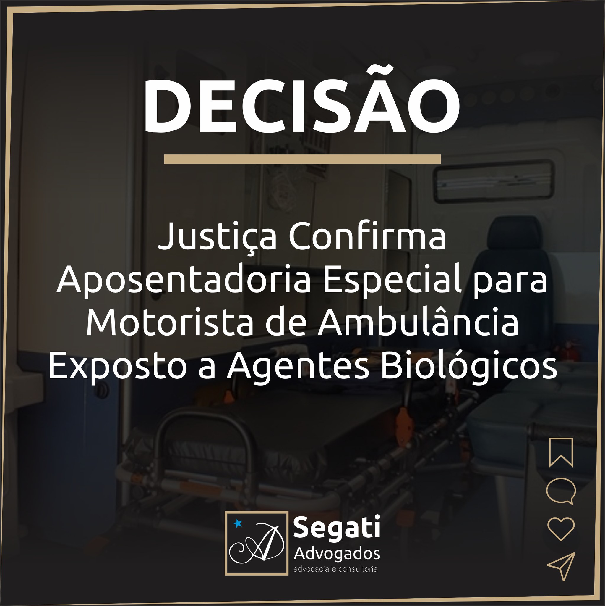 Justiça Confirma Aposentadoria Especial para Motorista de Ambulância Exposto a Agentes Biológicos