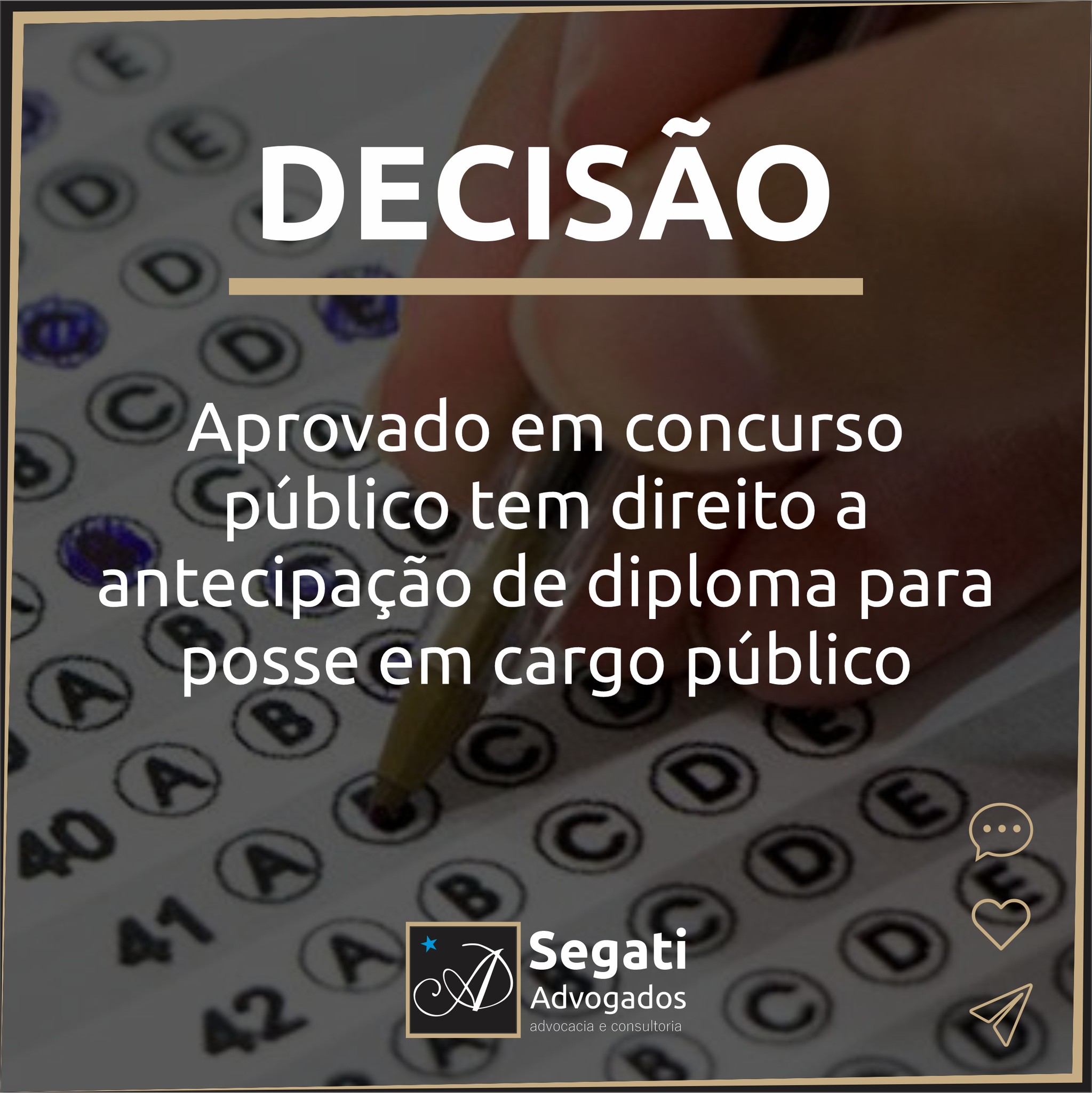 Aprovada em concurso público tem direito a antecipação de diploma para posse em cargo público
