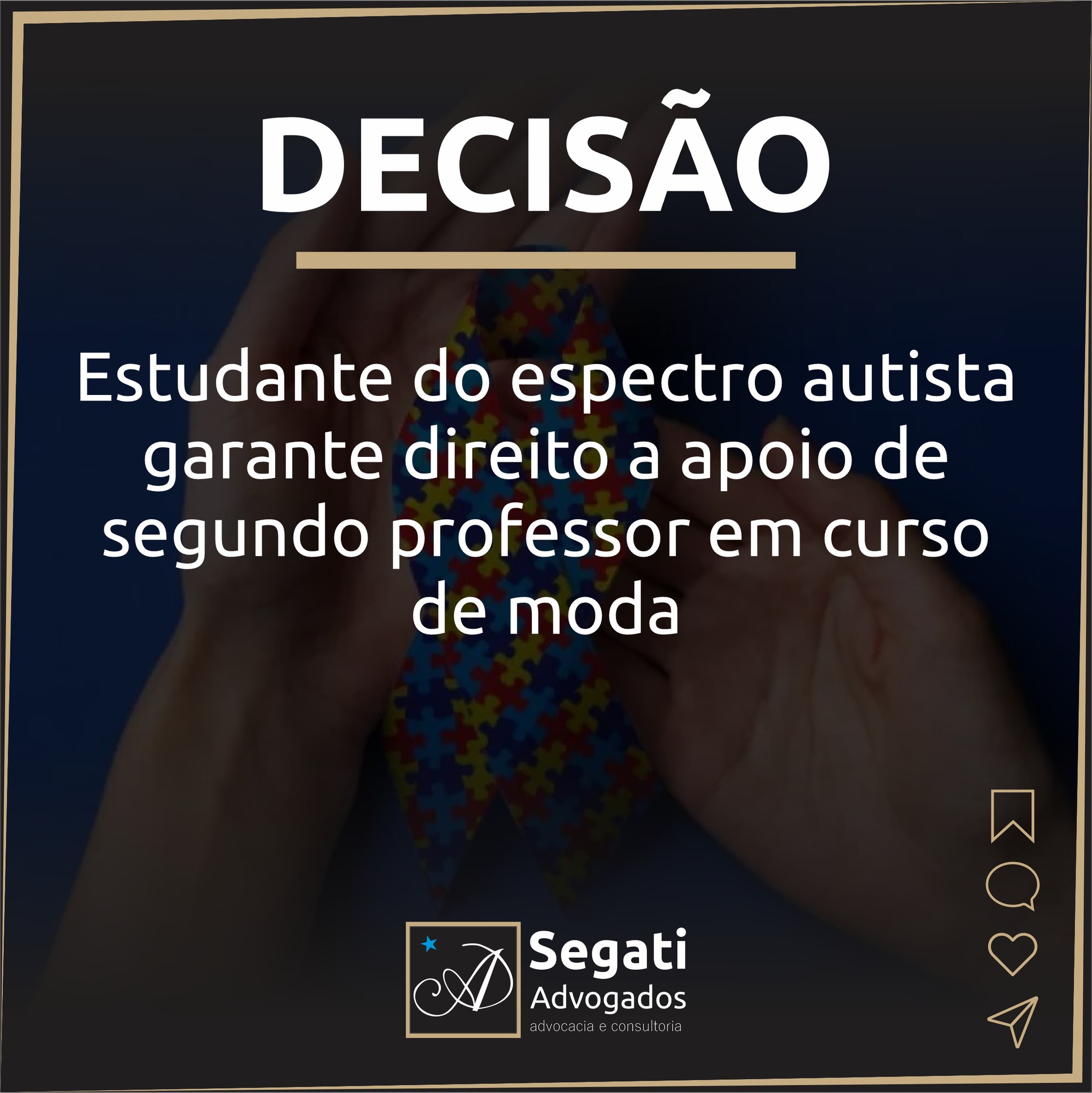 Estudante do espectro autista garante direito a apoio de segundo professor em curso de moda
