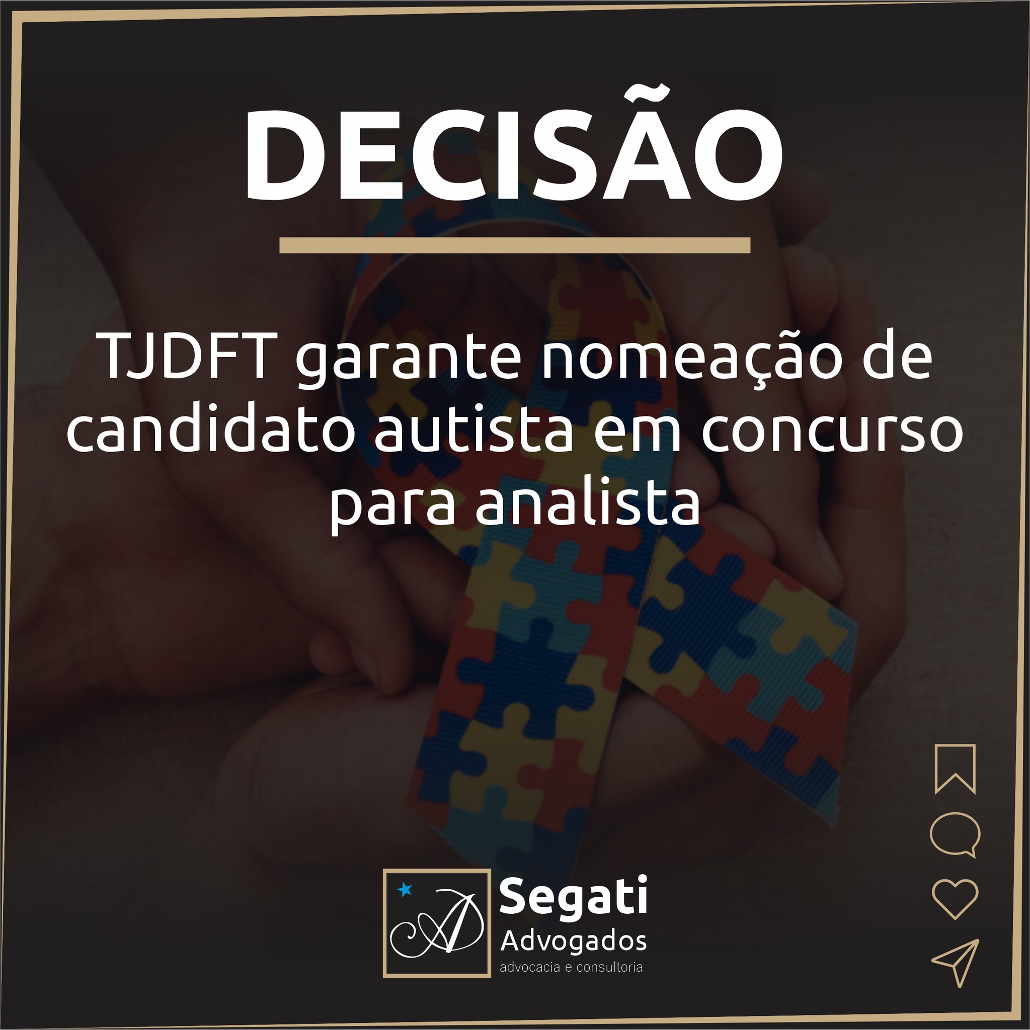 TJDFT garante nomeação de candidato autista em concurso para analista