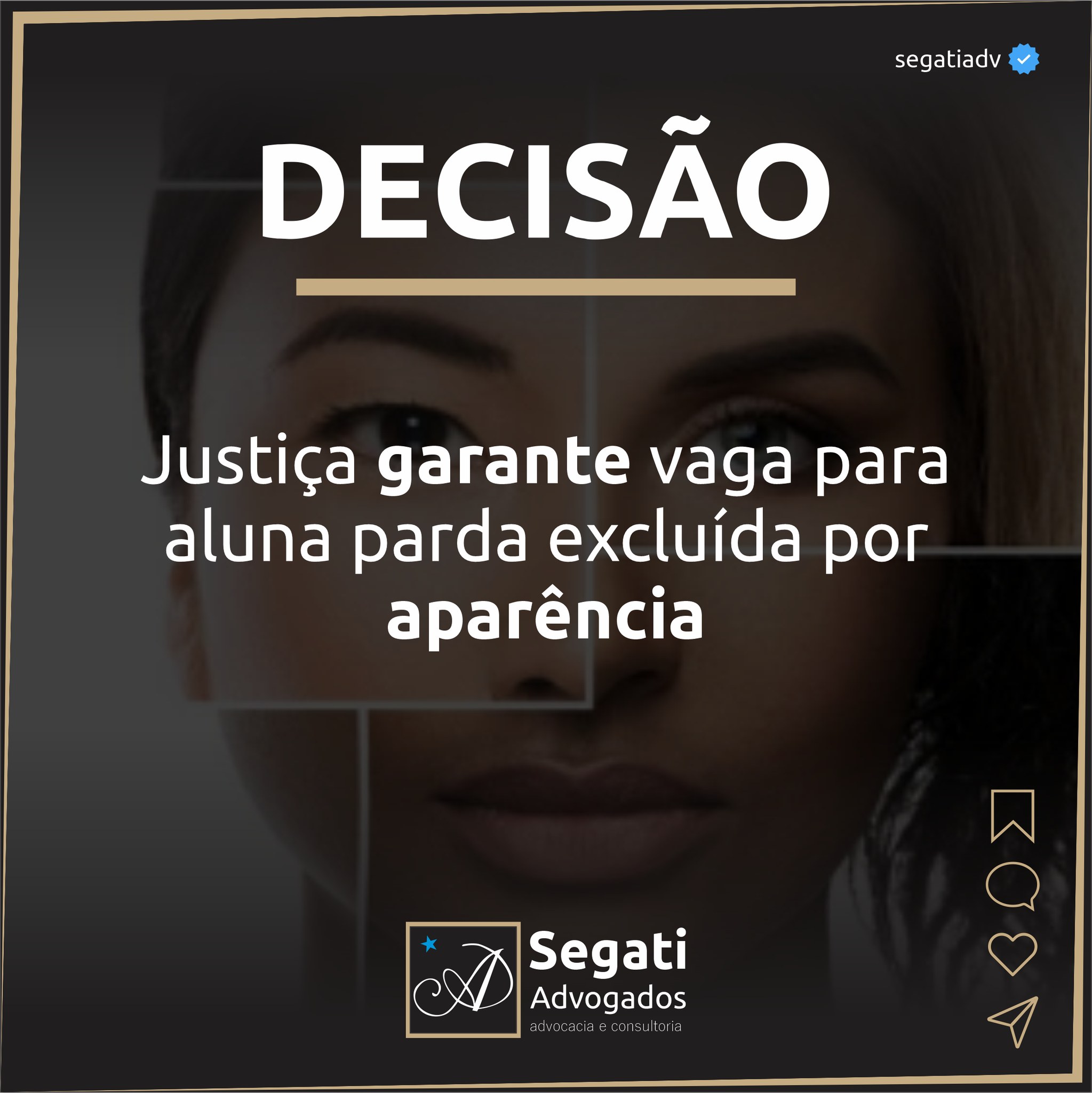 Justi&ccedil;a garante vaga para aluna parda exclu&iacute;da por apar&ecirc;ncia