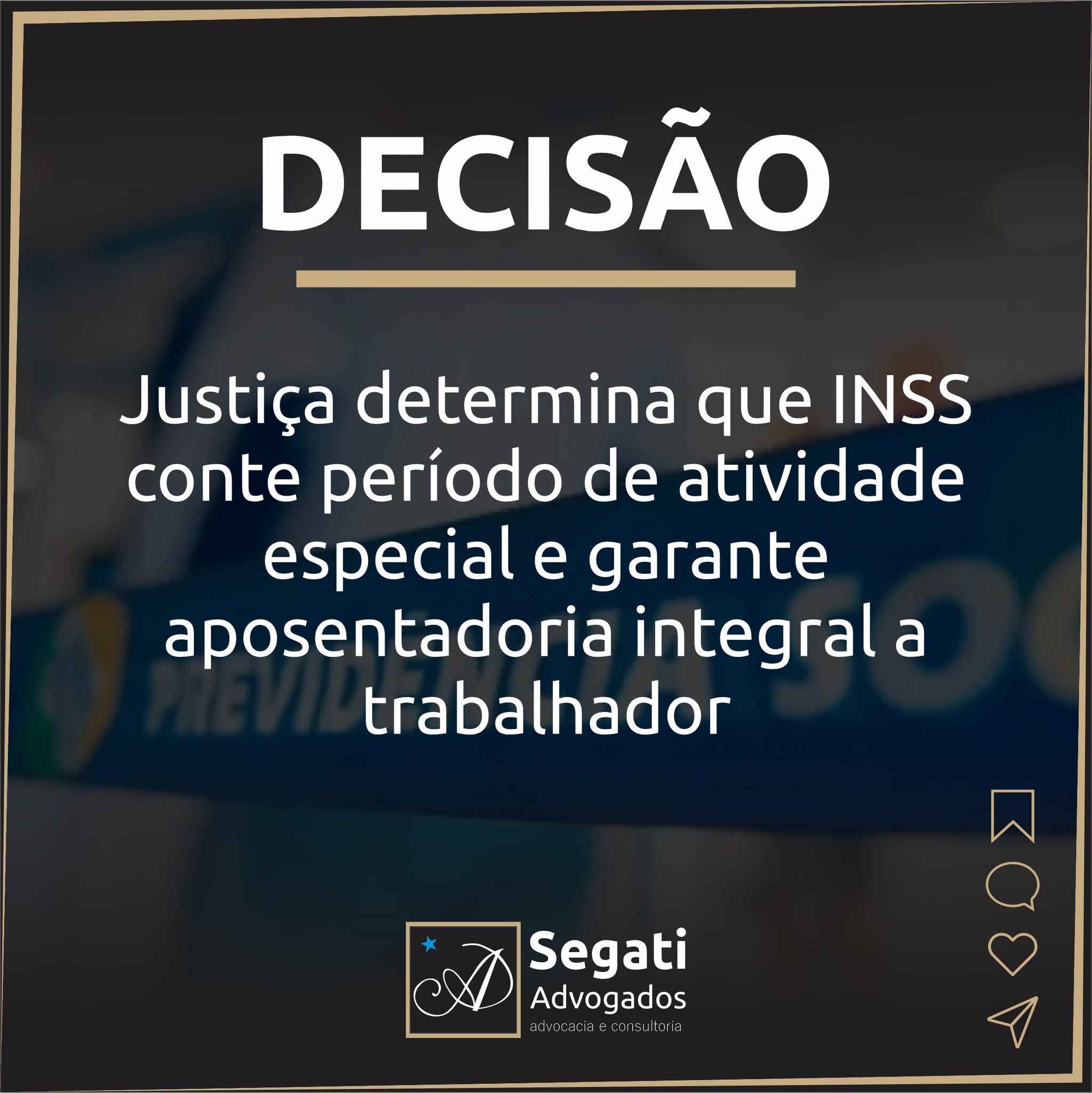 Justiça determina que INSS conte período de atividade especial e garante aposentadoria integral a trabalhador