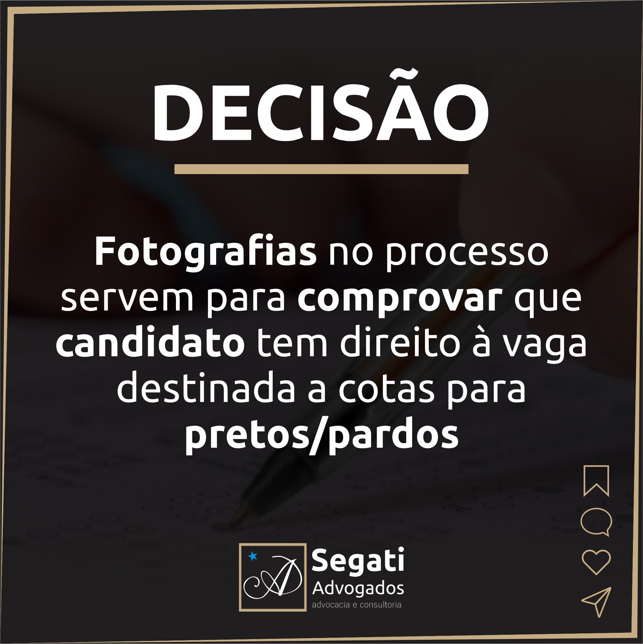Fotografias no processo servem para comprovar que candidato tem direito à vaga destinada a cotas para pretos/pardos