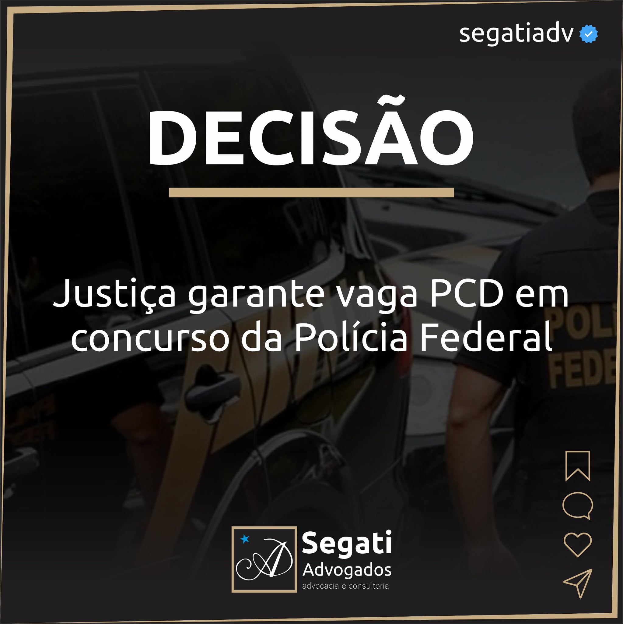 Justiça garante vaga PCD em concurso da Polícia Federal