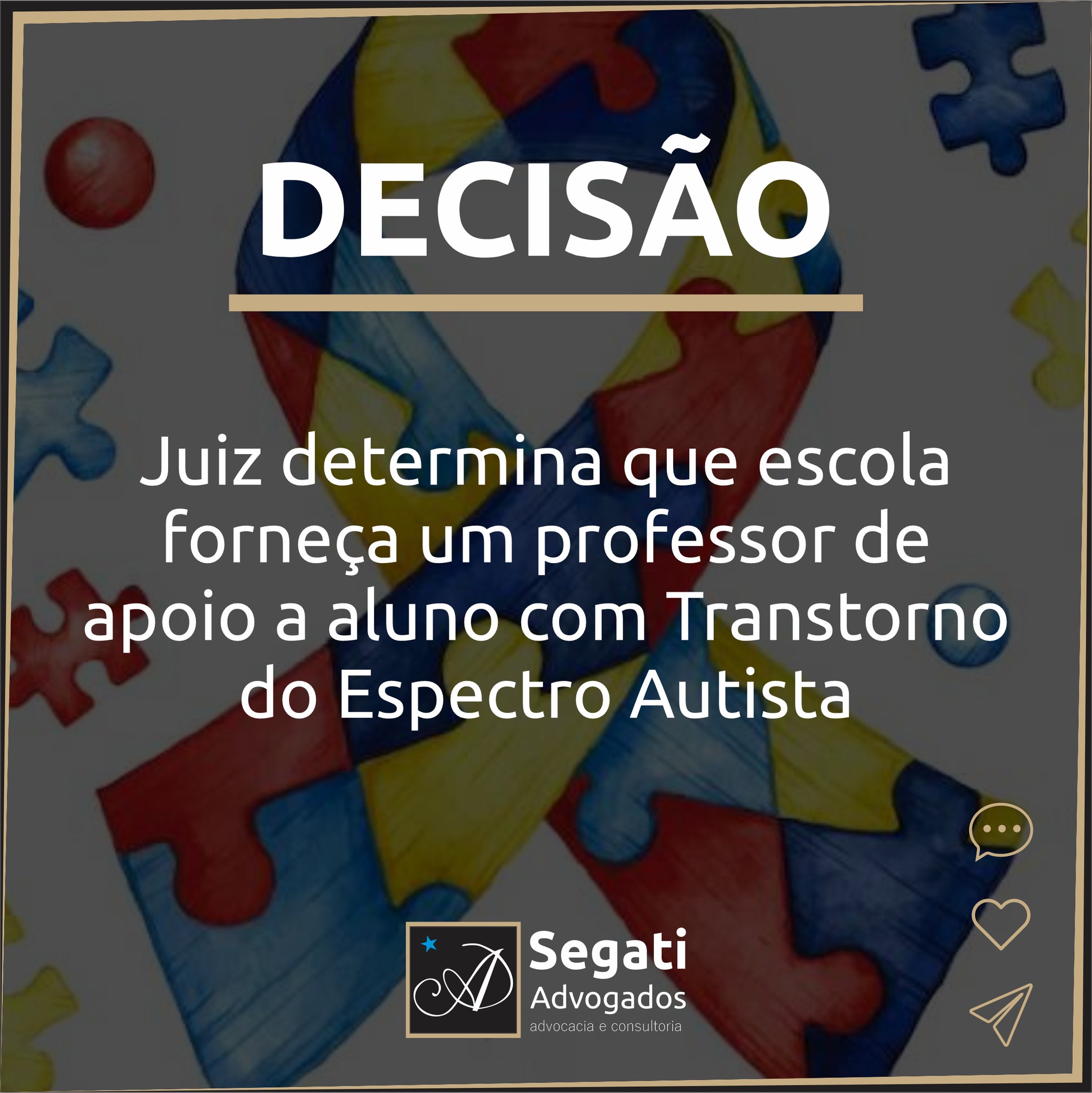 Juiz determina que colegio particular forneça professora de apoio para aluno com TEA