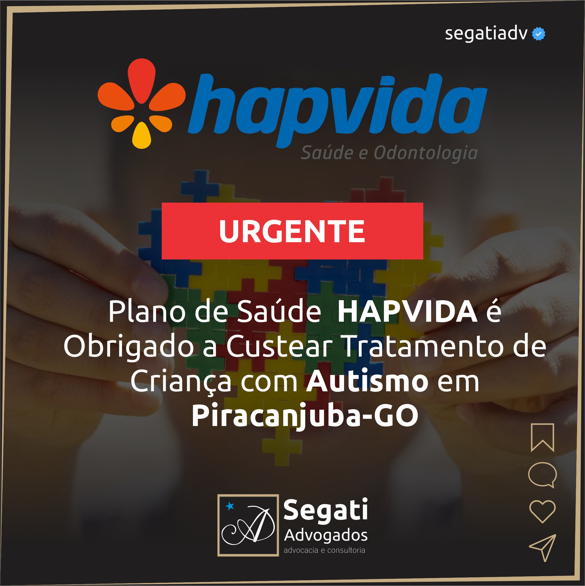 Plano de Sa&uacute;de HAPVIDA &eacute; Obrigado a Custear Tratamento de Crian&ccedil;a com Autismo em Piracanjuba-GO!
